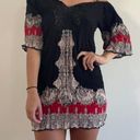 Angie Crochet Printed Mini Dress Photo 3