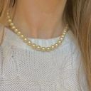 American Vintage Vintage “Sylvie” Pearl Hand Knotted Necklace Elegant Classic Style Minimal Photo 0