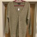 Love Tree  Loose Knit Oatmeal Cardigan One Eye Hook Closure Soft - size S Photo 0