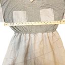 Tracy Reese  New York Cotton Midi Dress Elastic‎ Waist Colorbock Gray Size M Photo 3