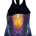 Koral  Activewear Black Galaxy Racerback Bra Tank Photo 2