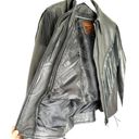 Antelope  Creek Leather Motorcycle Fringed Riding Black Jacket Size Medium Photo 7