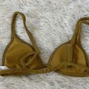 Good American  Women’s Always fits Triangle bikini top in dirty olive001 size 1 Photo 5