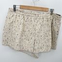 infinity Calia Shorts Women XL NWT Cream Freckle Dot Unbleached Mid Rise  Run Photo 7