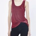 Rebecca Minkoff  red linen Gia tank S Photo 0