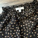 Socialite Black Dress Casual Midi By  Size XS Polka Dot Brown White Coffee Bean Photo 1