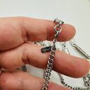 Monet Vintage  Silver Tone CHAIN Link Extra Long BAR Necklace 57 in Photo 3