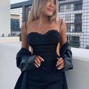 Princess Polly Black Lace Mini Dress Photo 0