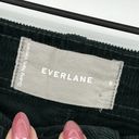 Everlane NWOT  Black High Rise Relaxed Corduroy Straight Wide Leg Pants Size 8 Photo 2