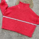 Anthropologie  Lottie Cropped Funnel Neck Sweater Wool Alpaca Blend Coral Size MP Photo 11