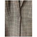 Tommy Hilfiger Plaid Blazer in Gray Size 12 Photo 5