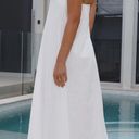 White Linen Maxi Dress Photo 1