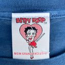 Betty Boop Vintage 90s  Motorcycles All American Dream Blue Graphic T-shirt Photo 3