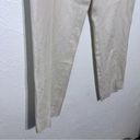 Lafayette 148  Womens BARROW LINEN DRESS Pants Size 14 Ivory STRAIGHT Photo 3