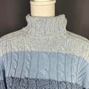 Marsh Landing  blue and black turtlenevk sweater Photo 1