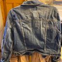 American Eagle Outfitters Dark Denim Jean Jacket Photo 5