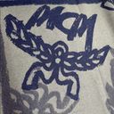 MCM  Blue Mint Logo Extra Large Thick Soft Wool Logo Shawl / Scarf Photo 6