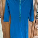 St. John knit blue dress size 2 Photo 3