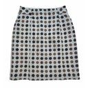 The Moon Boden Wool Skirt Women’s Size 6 British Tweed By Polka Dot Teal Brown Photo 0