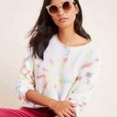 Anthropologie NEW  Multi Tie Dye Tapered‎ Sweatshirt Size M Photo 0