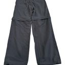 Columbia  Convertible Hiking Pants Size 14 Omnishield Zip Off Black Photo 1