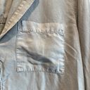 Thread and Supply  small button down casual blouse grey collared neck oversized Photo 3