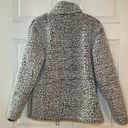 PINK - Victoria's Secret Victoria’s Secret PINK Women’s Pullover 1/4 Zip Gray Sherpa Jacket Size Small Photo 5