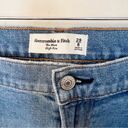 Abercrombie & Fitch  The Mom Jeans Size 29/8 NEW High Rise Medium Blue Ankle Fit Photo 3