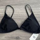 Good American NWT  Perfect Fit Triangle Bikini Top Black Padded Size 5 / 2XL Photo 4