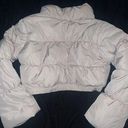 Divided crop puffer jacket Photo 2