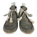 Rag and Bone  Ghita Suede Leather Fringe Moccasin Photo 6