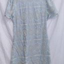 English Factory  Blue Eyelet Lace Detail Short Sleeve Mini Dress size XS Photo 0