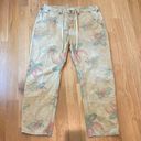 One Teaspoon  Pants High Waist Safari Drawstring Floral Size 32 Photo 1