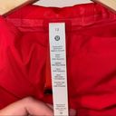 Lululemon  Break a Trail Jacket Grenadine Red sz 12 Photo 3