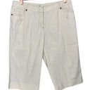 J.Jill  Frayed Trim Bermuda Shorts 10P Photo 0