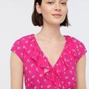 J.Crew  NWT Floral Print V Neck Ruffle Dre… Photo 1