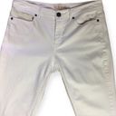 J.Jill  Denim Authentic Fit Slim-Leg White Jeans Photo 2