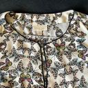 Modcloth Women’s Sleeveless Blouse White Size Medium Butterfly Print Photo 7