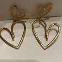 House of Harlow NWT  dangling heart hoop glass stone earrings Photo 6