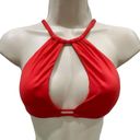 Becca  by Rebecca Virtue Color Code Halter High Neck Bikini Top ONLY Photo 0