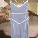 Yellow The Label Light Blue Romper Photo 0