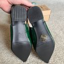 Green Slingback Heels Size 7 Photo 4