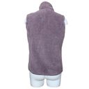 Free Country Purple Sherpa Zip Front Vest with Pockets Medium Photo 6