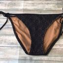 Mossimo Supply Co Mossimo Black Tie Side Bikini Bottoms Photo 0