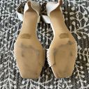 H by Halston Halston Ivory Faux Leather Heeled Sandals NWOB Photo 6