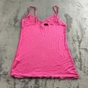 DKNY  Womens Baby Doll Tank Size S Pink Lace Trim Y2K Feminine Basic Adjustable Photo 1