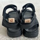 Ecco Black  sandals size 8 Offroad Black Leather Sport Photo 4