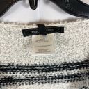 BCBGMAXAZRIA BCBGMaxAzaria Women’s Poncho Sweater Top Acrylic Gray & Black Stripes Size S/M Photo 3