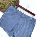 American Eagle NWT  Womens Shorts Blue Gray Corduroy 90s Boyfriend Size 18 Photo 1