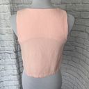 Automet women S 2 piece crop tank top w/pull on shorts w/side zipper pink Photo 10